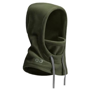 Golovejoy DMZ96 Cagoule d\'hiver avec cache-cou - Vert armée