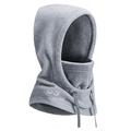 Golovejoy DMZ96 Cagoule d'hiver avec cache-cou - Gris