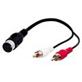 Câble Adaptateur Goobay 5 Pin DIN /2x RCA - 0.2m