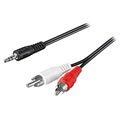 Câble AV 3,5 mm / 2 x RCA