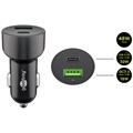 Chargeur Voiture Rapide Goobay 48W avec USB-C PD & USB-A QC3.0 - Noir