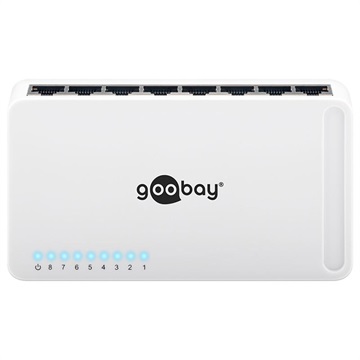 Commutateur Ethernet Goobay 8 Ports - 10/100/1000Mbps