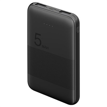 Batterie Externe Double USB Goobay Compact - 5000mAh - Noir