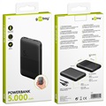 Batterie Externe Double USB Goobay Compact - 5000mAh - Noir