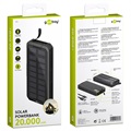 Chargeur Solaire Rapide Goobay 20000mAh - USB-C, USB - Noir