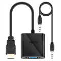 Adaptateur Goobay HDMI / VGA avec Câble AUX 3.5mm - Noir