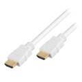 Câble HDMI Haute Vitesse avec Ethernet Goobay - 0.5m - Blanc