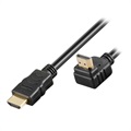 Câble HDMI Haute Vitesse avec Ethernet Goobay à Angle Droit 90°