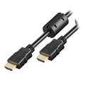 Câble HDMI Haute Vitesse avec Ethernet Goobay avec Noyau de Ferrite - 10m