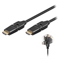 Câble HDMI Haute Vitesse avec Ethernet Goobay - Rotative - 2m