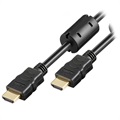 Câble HDMI Haute Vitesse avec Ethernet Goobay avec Noyau de Ferrite