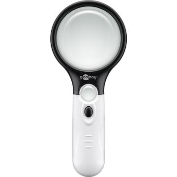 Goobay Loupe de lecture LED - Noir / Blanc