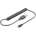 Câble Spiralé MicroUSB Goobay - 1m