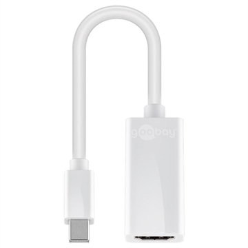 Câble Adaptateur Mini DisplayPort 20 Broches / HDMI Delock - Blanc