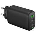 Chargeur Rapide Goobay Multiport - 65W, 2x USB-C, USB-A