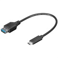 Câble Adaptateur USB 3.0 / USB 3.1 Type-C OTG Goobay SuperSpeed - Bulk