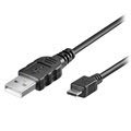 Câble USB 2.0 / MicroUSB Goobay - Noir