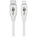 Câble de Données et de Charge USB-C / Lightning Goobay - 2m - Blanc