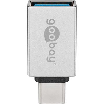 Goobay Adaptateur USB-C vers USB-A femelle - Argent