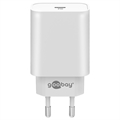 Chargeur Secteur Universel USB-C Goobay - PD, 45W - Blanc