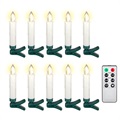 Bougies de Noël LED sans fil Goobay - 10 Pièces