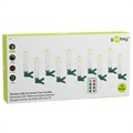 Bougies de Noël LED sans fil Goobay - 10 Pièces