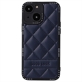 Coque Hybride iPhone 14 Plus Good Luck Rhombic Grid