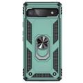 Coque Hybride Google Pixel 6a avec Béquille Métal - Vert