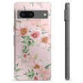 Coque Google Pixel 7 en TPU - Fleurs à L'aquarelle