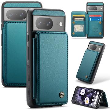Étui Caseme C22 Google Pixel 8 avec portefeuille de cartes protégé par RFID - Vert