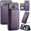 Étui Caseme C22 Google Pixel 8 avec portefeuille de cartes protégé par RFID - Violet