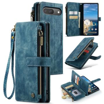 Étui Portefeuille Google Pixel 9/9 Pro Multifonctionnel Caseme C30 - Bleu
