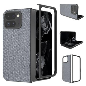 Coque hybride Google Pixel 9 Pro Fold Texture Strass - Grise