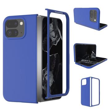 Coque Google Pixel 9 Pro Fold en Plastique Caoutchouté - Bleue