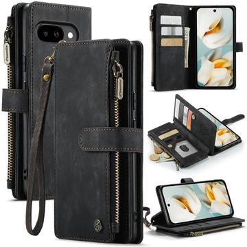 Étui Portefeuille Google Pixel 9a Multifonctionnel Caseme C30 - Noir