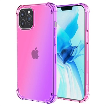 Coque iPhone 14 Pro en TPU Antichoc Pente - Rose / Violete