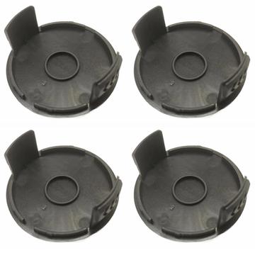 Ensemble de couvercles de bobines de rechange pour coupe-herbe - Compatible avec les modèles Parkside - 4 pièces.