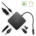 Adaptateur Hub USB-C 6-en-1 Green Cell - QC 4.0, PD, Samsung Dex, 4K