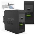 Chargeur Secteur Rapide Green Cell PD 3.0 pour Smartphone & Ordinateur Portable - USB-C, USB 2.0 - 45W