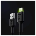 Câble USB-C Rapide avec Lumière LED Green Cell Ray - 1.2m