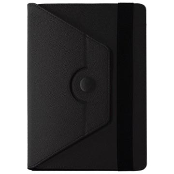 Étui à Rabat Rotatif Universel GreenGo Orbi pour Tablette 8"-10" - Noir