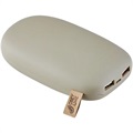 Batterie Externe GreyLime Power Stone II - 10400mAh, 18W - Beige