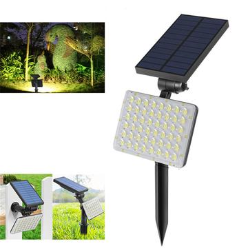 Lampe solaire à piquet avec 62 LED - Lumière chaude
