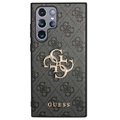 Coque Hybride Samsung Galaxy S22 Ultra 5G Guess 4G Big Metal Logo - Grise