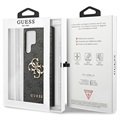 Coque Hybride Samsung Galaxy S22 Ultra 5G Guess 4G Big Metal Logo - Grise