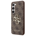 Coque Hybride Samsung Galaxy S23 5G Guess 4G Big Metal Logo - Marrone