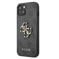 Coque Hybride iPhone 13 Guess 4G Big Metal Logo - Noire