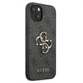 Coque Hybride iPhone 13 Guess 4G Big Metal Logo - Noire