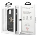 Coque Hybride iPhone 13 Guess 4G Big Metal Logo - Noire