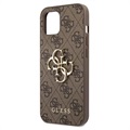 Coque Hybride iPhone 13 Guess 4G Big Metal Logo - Marrone